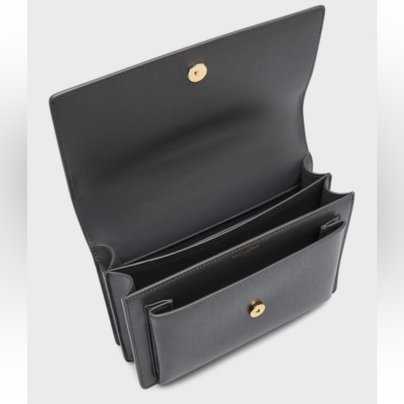 Saint Laurent Sunset Medium YSL Crossbody Bag - Picture 6 of 16